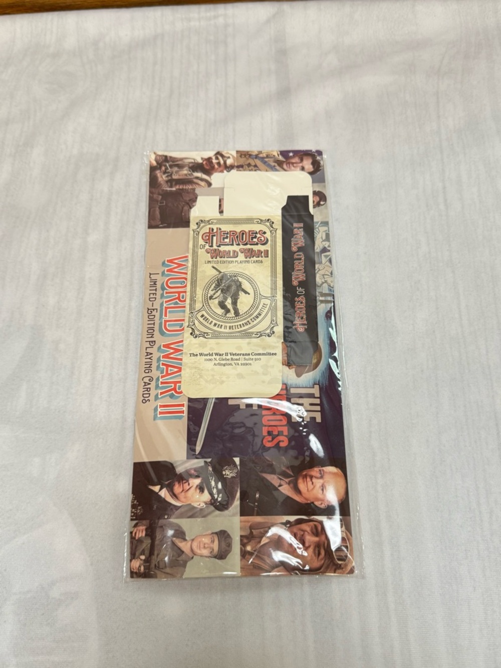 Heroes of World War II Limited Edition Playing Cards Sealed New - Picture 3 of 7